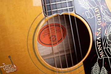 Gibson serial number on an interior paper label
