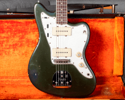 Vintage 1966 Charcoal Frost Fender Jazzmaster Electric Guitar