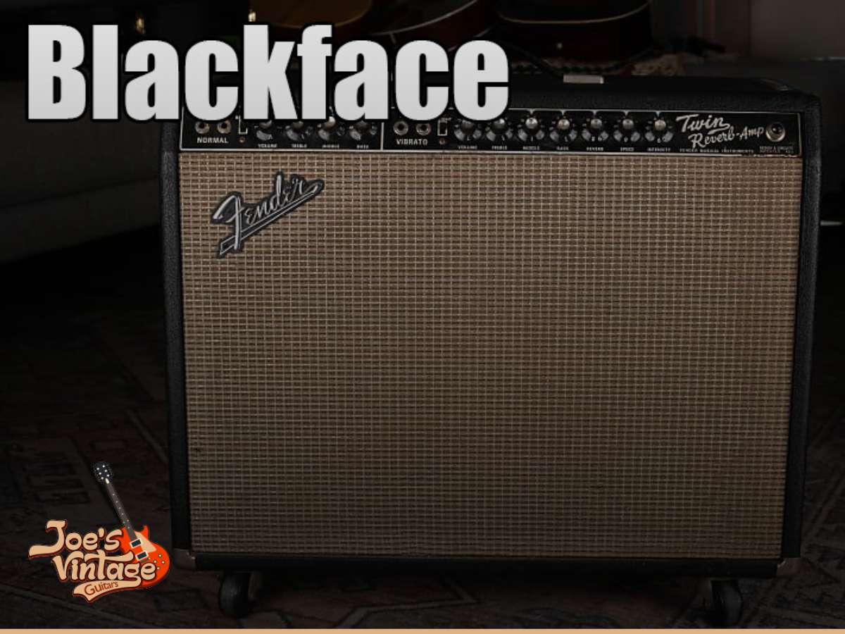 Vintage Fender amplifier with iconic blackface design, known for its rich sound and style from the mid-1960s