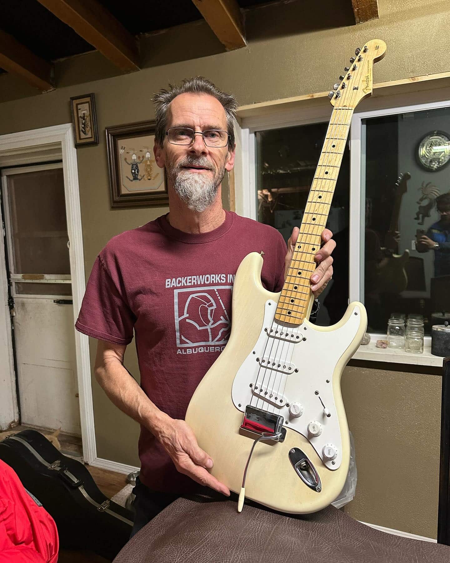 customer who recently sold a 1956 Fender Stratocaster