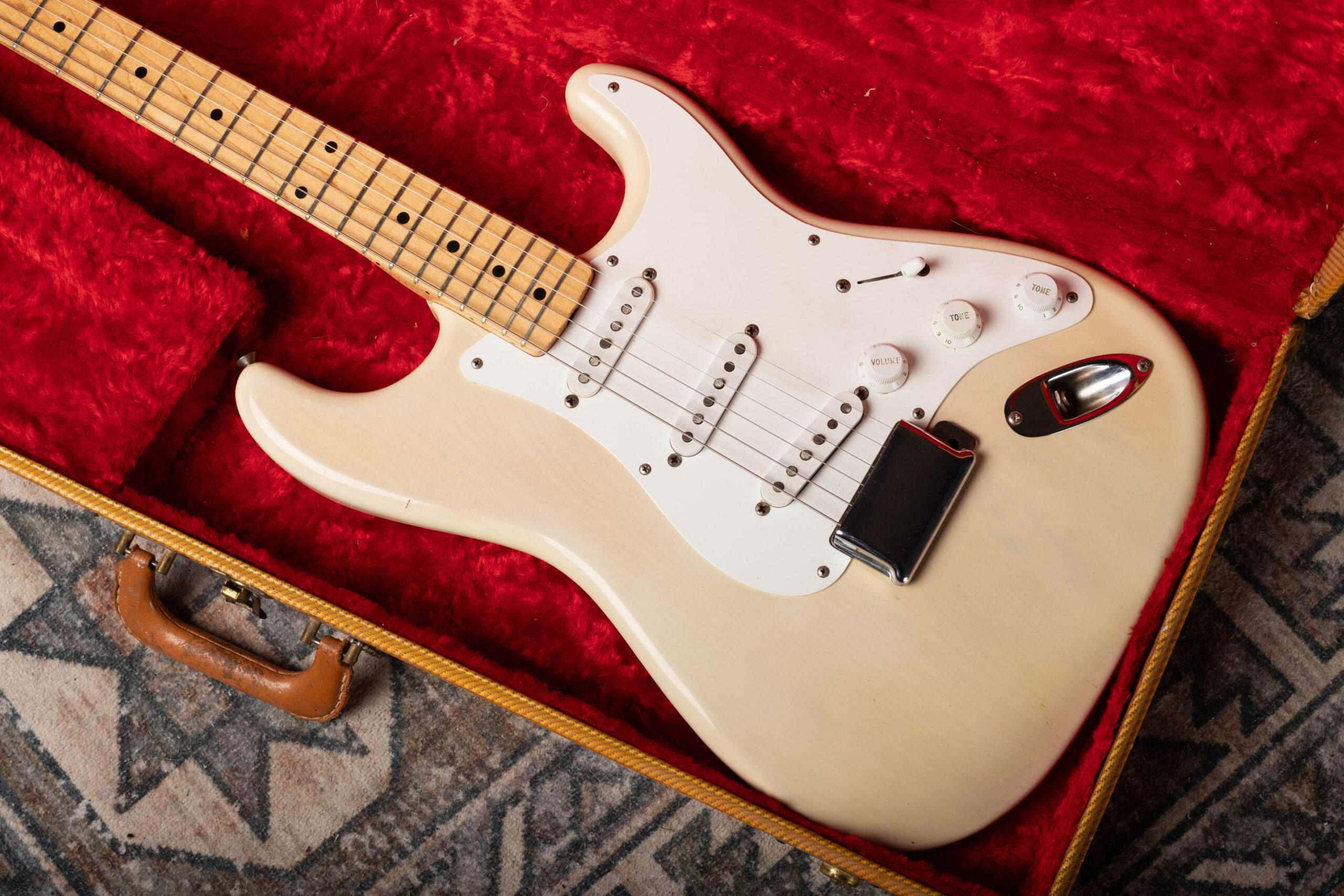 head of a 1956 Fender Stratocaster