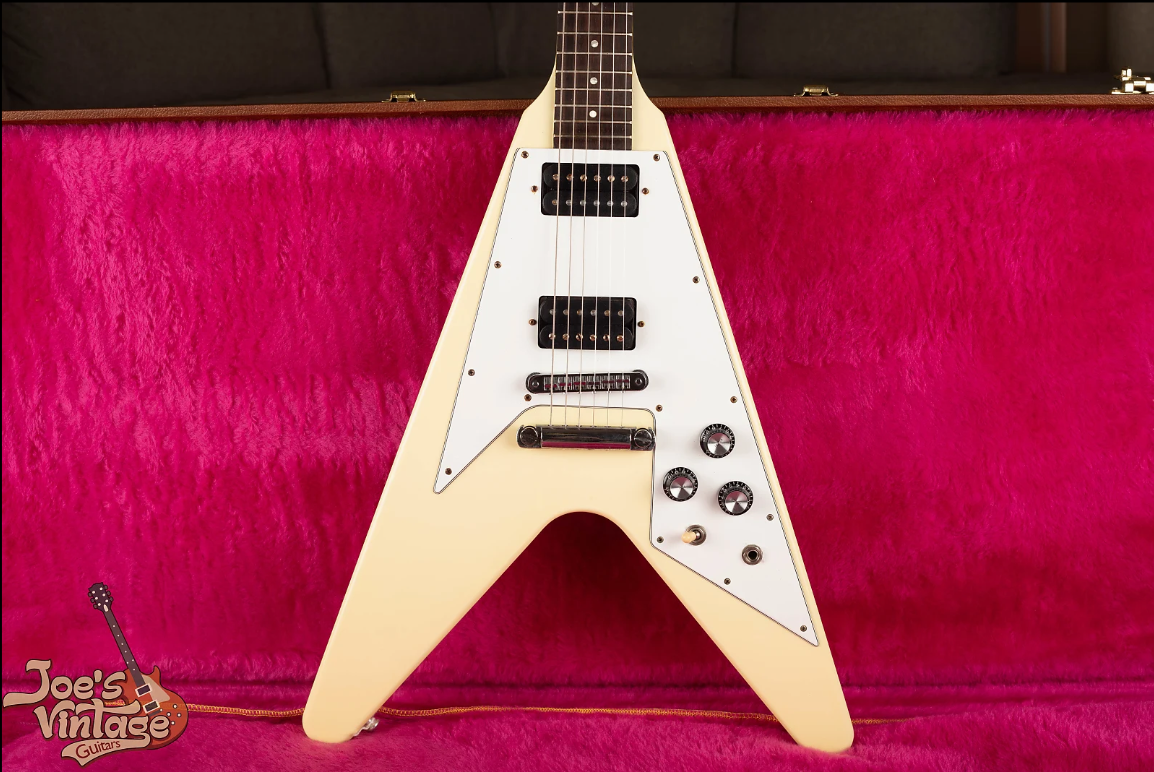 Vintage Gibson Flying V Alpine White 1980