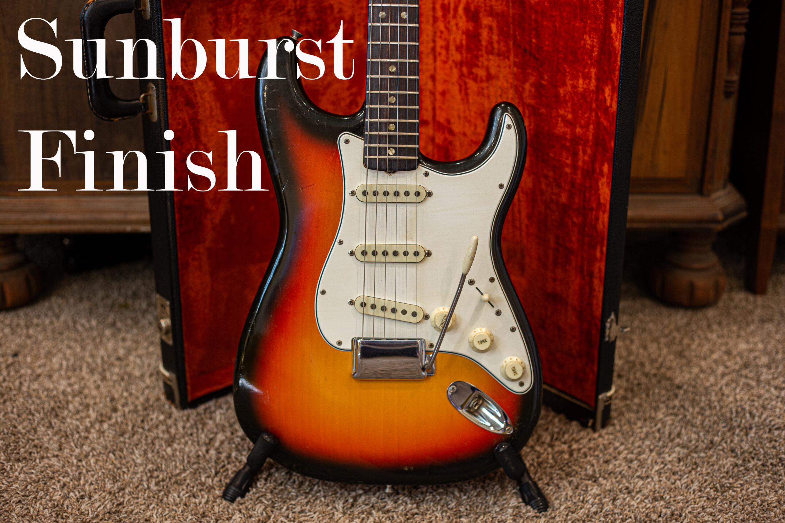 Sunburst Finish Fender Stratocaster Models