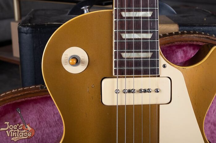 1 OWNER! Gibson Les Paul Standard 1954 - Goldtop - 8.73lbs! - Image 7