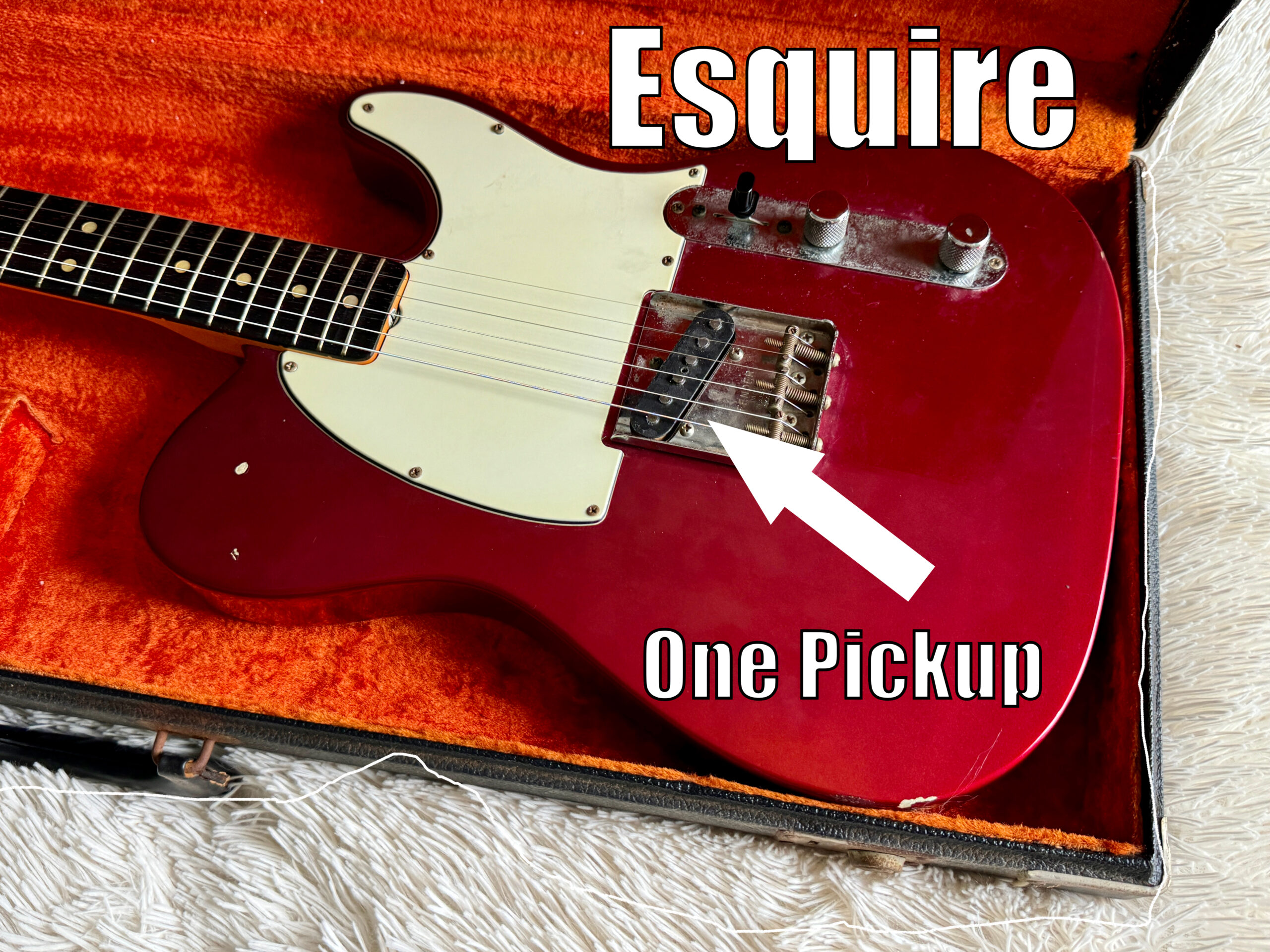 Esquire Guitars Have One Pickup