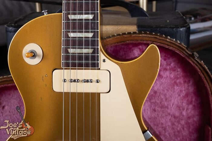 1 OWNER! Gibson Les Paul Standard 1954 - Goldtop - 8.73lbs! - Image 9