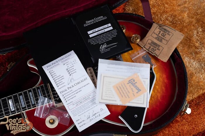 1 of 1! Custom Ordered Gibson Les Paul 68 Custom Q 2000s - Cherry Sunburst - Image 7